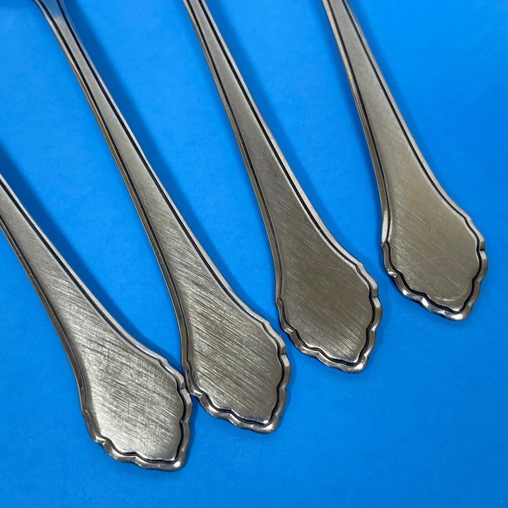 4 Oneida Summer Mist Autumn Glow Teaspoons 6